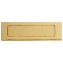 Carlisle Brass Victorian Letter Plate Polished Brass 278mm x 96mm
