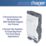 Hager Sollysta WMGS12 20AX Grid SP Control Switch White  with White Inserts