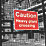 "Caution Heavy Plant Crossing" Sign 450mm x 600mm
