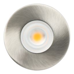 Luceco  FType Flat Bezel Brushed Steel