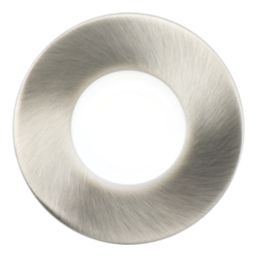 Luceco  FType Flat Bezel Brushed Steel