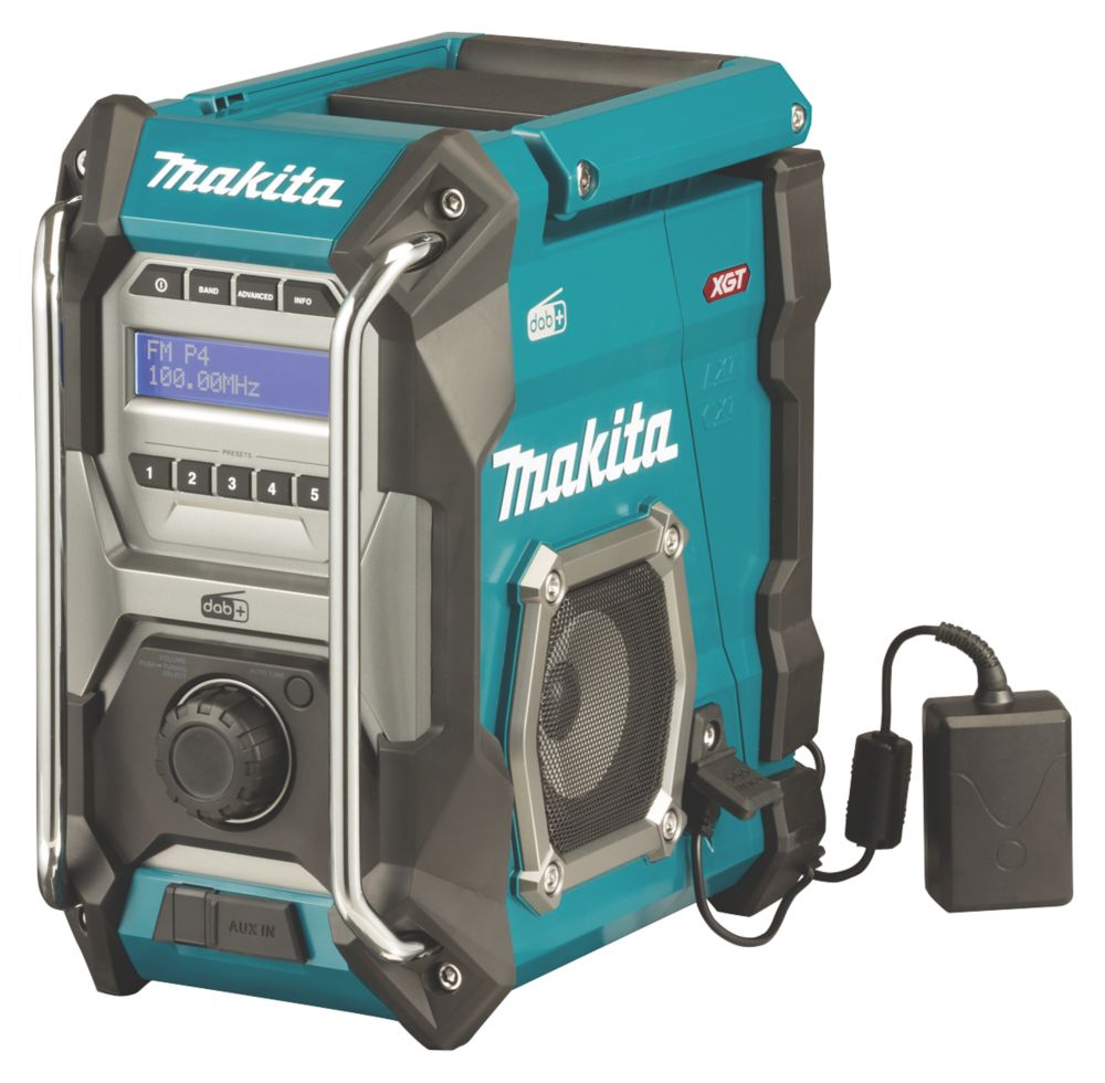 Makita MR003GZ 230V or 12/18/40V DAB+ / FM Site Radio - Screwfix