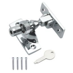 Smith & Locke Sash Window Fastener Satin Chrome 64mm x 32mm