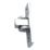 Smith & Locke Sash Window Fastener Satin Chrome 64mm x 32mm