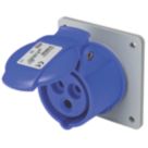 Amphenol 16A 2P+E Panel Socket 250V