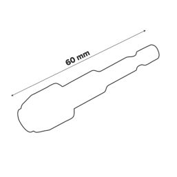 Erbauer  1/4" Hex Quick-Release Magnetic Bit Holder 65mm