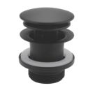 McAlpine Slotted/Unslotted Pop Up Multi-Function Centre-Pin Basin Waste Black 60mm