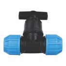 Flomasta MDPE Stop Cock 25mm x 25mm