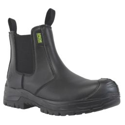 Apache Brooks Size 9  Black Water-Resistant  Safety Dealer Boots
