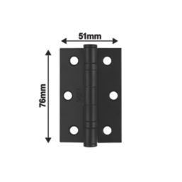 Carlisle Brass Belas Door Handle Pair Matt Black
