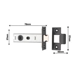 Carlisle Brass Belas Door Handle Pair Matt Black