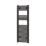 Flomasta 1200mm x 500mm 1808BTU Black Curved  Towel Radiator