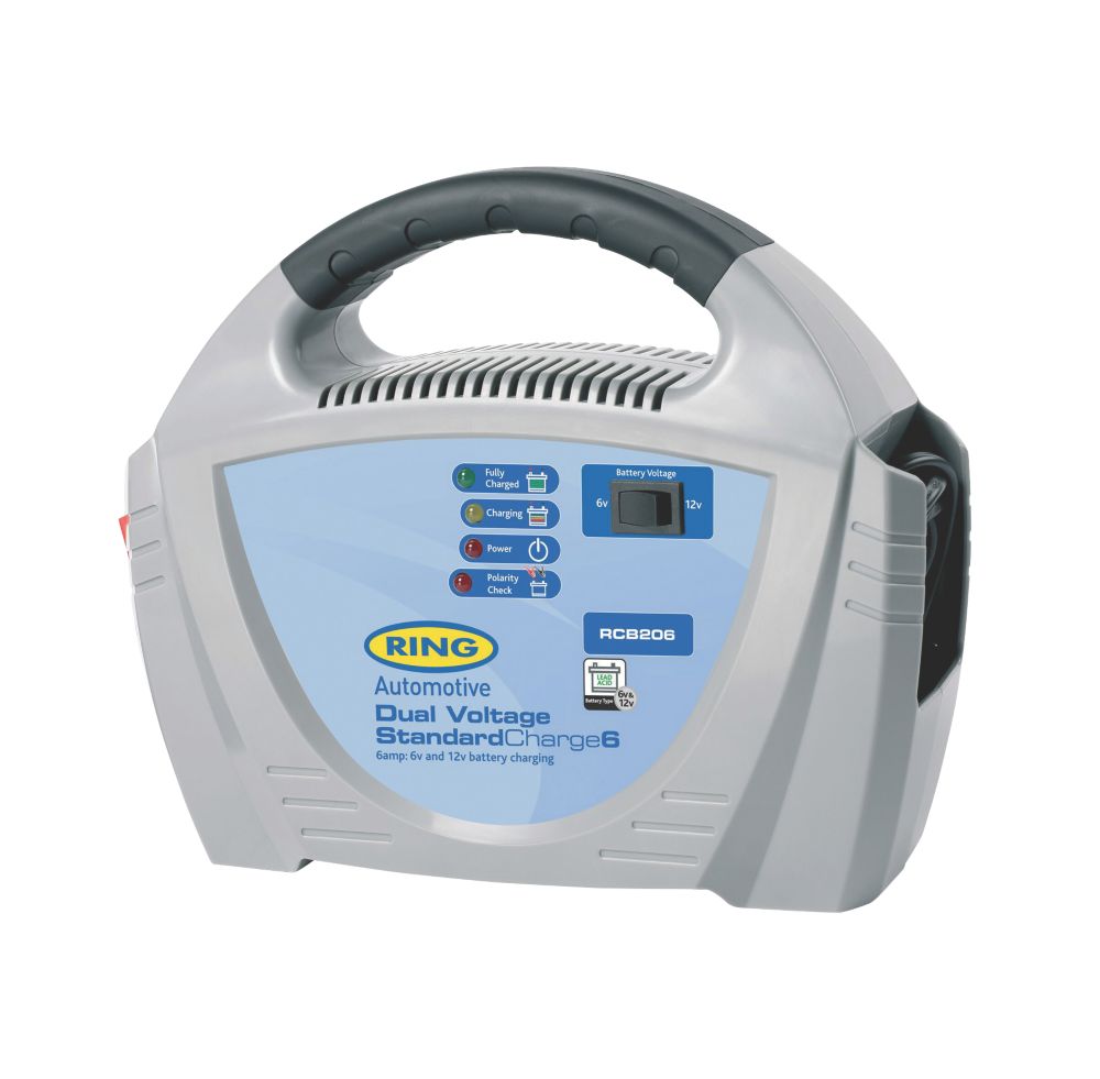 Ring RCB206 6A Car Battery Charger 6 / 12V Screwfix