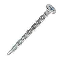Easydrive BZP Bugle Head Fine Thread Uncollated Drywall Screws 3.5 x 50mm 1000 Pack