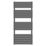 Flomasta Flat Bar 1600mm x 600mm 2917BTU Anthracite Vertical Designer Radiator