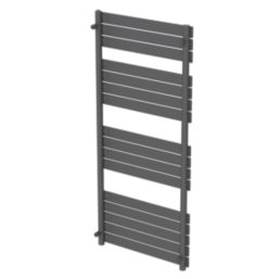 Flomasta Flat Bar 1600mm x 600mm 2917BTU Anthracite Vertical Designer Radiator