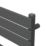 Flomasta Flat Bar 1600mm x 600mm 2917BTU Anthracite Vertical Designer Radiator
