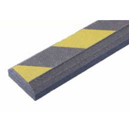Mottez  Black / Yellow Protective Foam Strips 30mm x 70mm x 500mm 2 Pack
