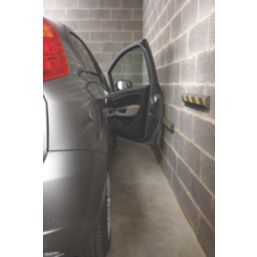 Mottez  Black / Yellow Protective Foam Strips 30mm x 70mm x 500mm 2 Pack