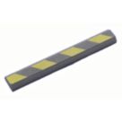 Mottez  Black / Yellow Protective Foam Strips 30mm x 70mm x 500mm 2 Pack
