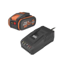 Worx WG633E Nitro BL Hydroshot  56bar 20V 1 x 4.0Ah Lithium PowerShare Pro Brushless Cordless High Flow Portable Power Cleaner