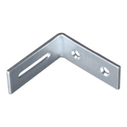 Essentials Adjustable Corner Bracket Silver 55mm x 50mm x 30mm