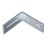 Essentials Adjustable Corner Bracket Silver 55mm x 50mm x 30mm