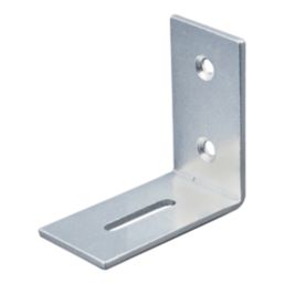 Essentials Adjustable Corner Bracket Silver 55mm x 50mm x 30mm