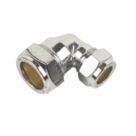 Flomasta  Brass Compression Reducing 90° Elbow 22mm x 15mm