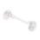 Cabin Hook White 100mm