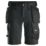 Snickers 6141 Stretch Work Shorts Black 41" W