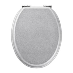 Pilica Soft-Close Toilet Seat Moulded Wood Glitter