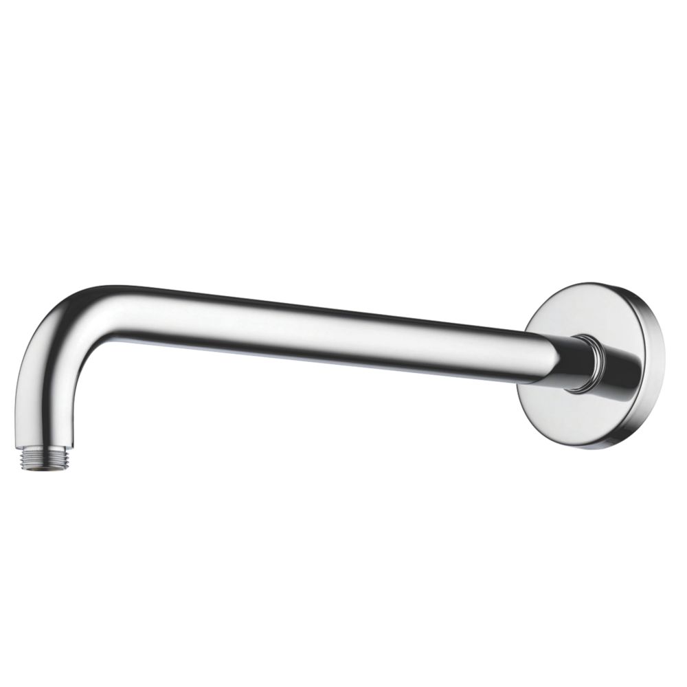 Aqualisa Shower Head Arm Chrome 400mm x 25mm Screwfix