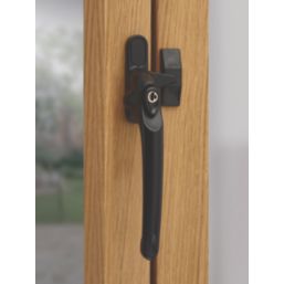 ERA  Left-Handed Cockspur Window Handles  Black 3 Pack