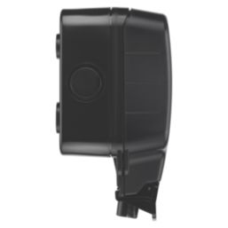 British General Nexus Storm IP66 13A 2-Gang SP Weatherproof Outdoor Switched Passive RCD Socket