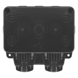 British General Nexus Storm IP66 13A 2-Gang SP Weatherproof Outdoor Switched Passive RCD Socket