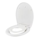 Havel Soft-Close with Quick-Release Family Toilet Seat Duraplast White
