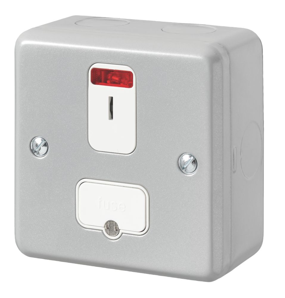 MK Metal-Clad Plus 13A Switched Metal Clad Secret Key Fused Spur with ...