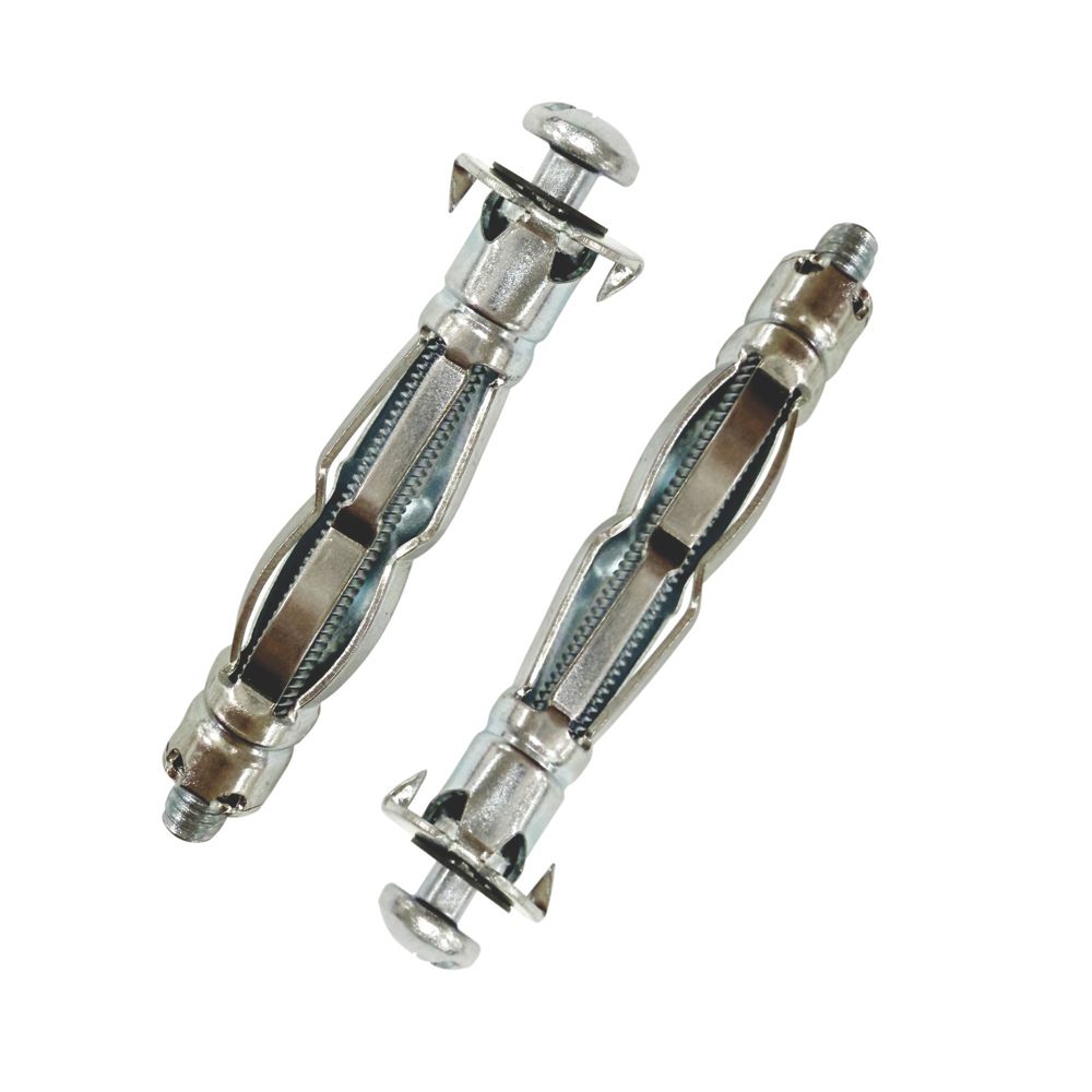 Easyfix Hollow Wall Anchors M4 x 38mm 100 Pack Screwfix