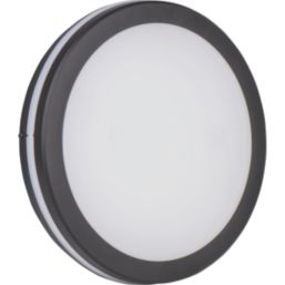 Luceco Circulus Outdoor Round LED Bulkhead Black 16/20/24W 2650/2750/2900lm