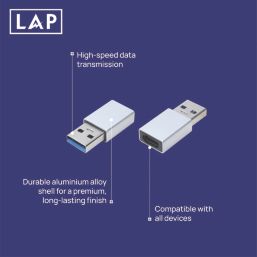 LAP USB-A to USB-C Adaptor