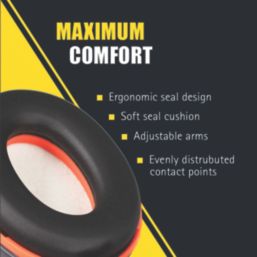 JSP Sonis Compact Mounted Ear Defenders 31dB SNR