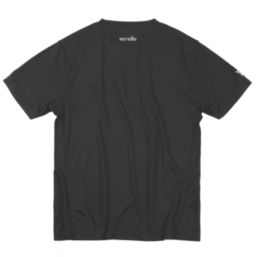 Scruffs Tech Short Sleeve T-Shirt Black 2X Large 49-52" Chest