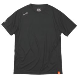 Scruffs Tech Short Sleeve T-Shirt Black 2X Large 49-52" Chest