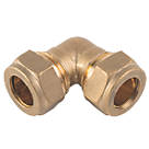 Midbrass  Brass Compression Equal 90° Elbow 1/2" 2 Pack