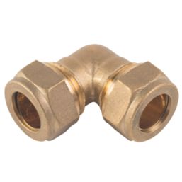 Midbrass  Brass Compression Equal 90° Elbow 1/2" 2 Pack