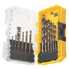 DEWALT Black & Gold Straight Shank Multi-Material Drill Bit Set 19 Pieces
