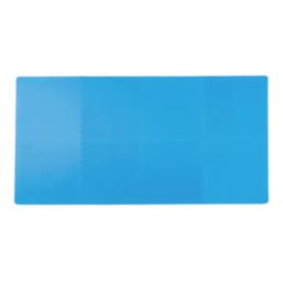 Essentials  Interlocking Floor Tiles Blue 10mm 8 Pack