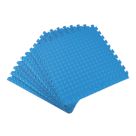 Essentials  Interlocking Floor Tiles Blue 10mm 8 Pack