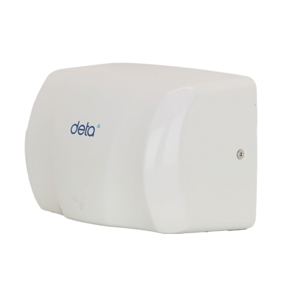Deta Compact High Speed Hand Dryer White 1.0kW Screwfix